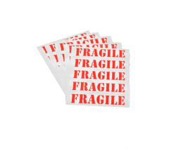 Emballage de 25 étiquettes «fragile»