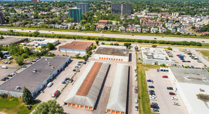 Entrepôt Public Gatineau - Rue d'Edmonton - Vue aérienne panoramique