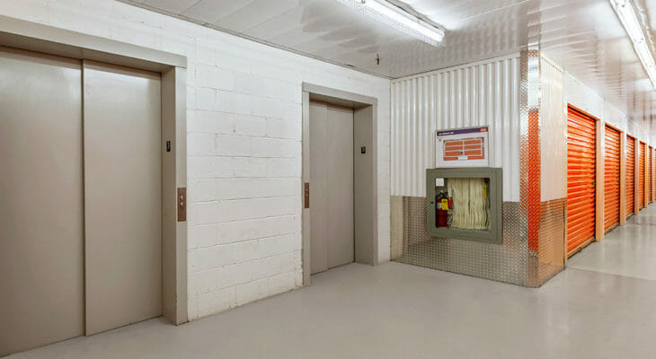 Public Storage Scarborough - Estate Dr - Elevators with indoor self-storage units