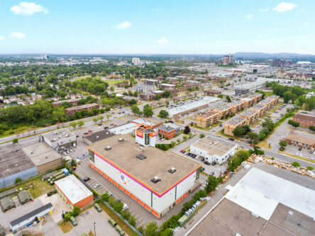 Public Storage Laval - Boul Tessier - Panoramic aerial view