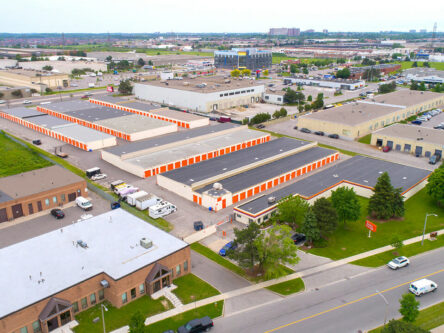 Public Storage Scarborough - Dynamic Dr - Panoramic aerial view