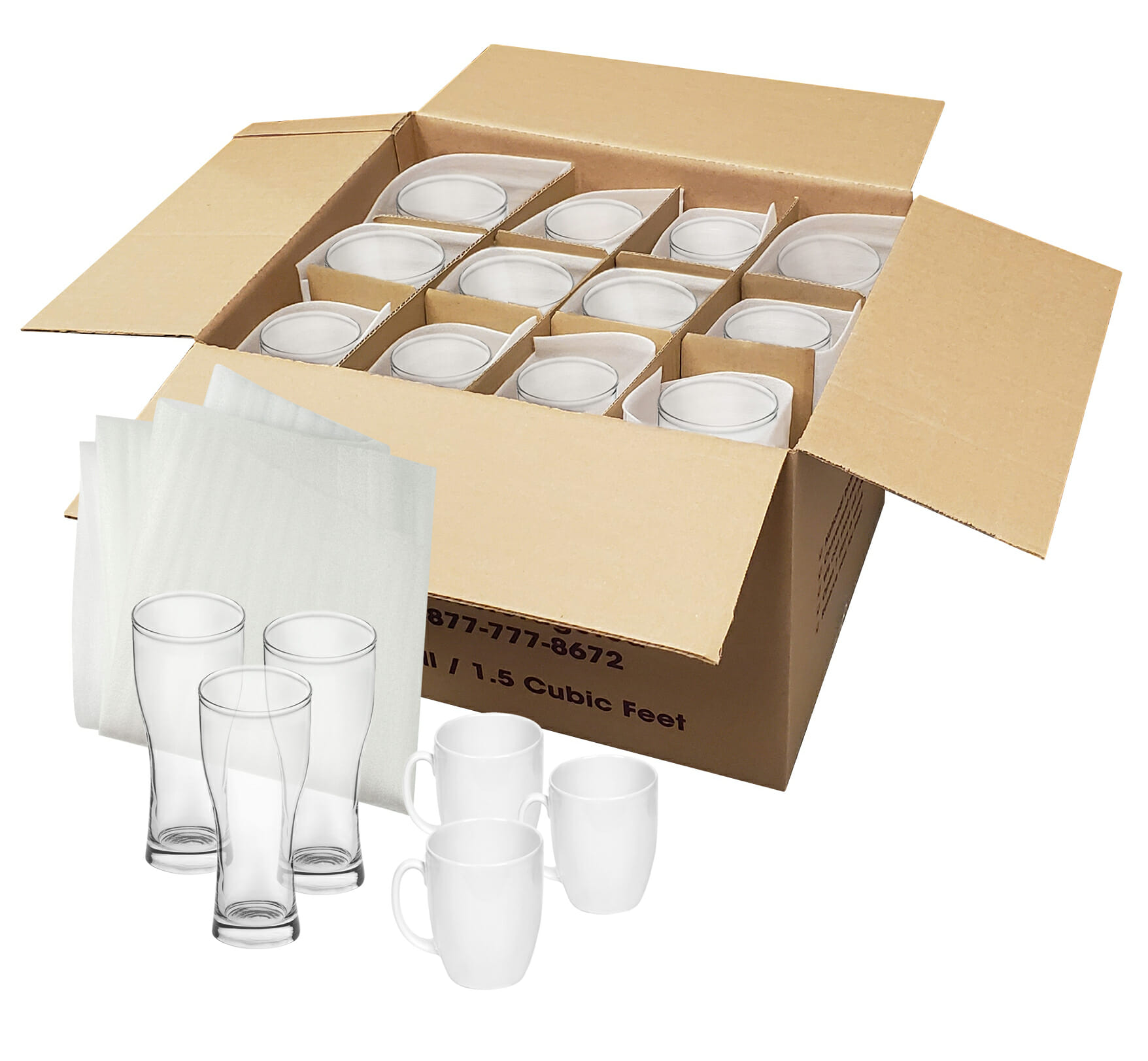 Glass Pack Kit for small moving box