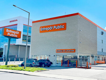 Street view of Public Storage facility on Boulevard Métropolitain Est in Montreal